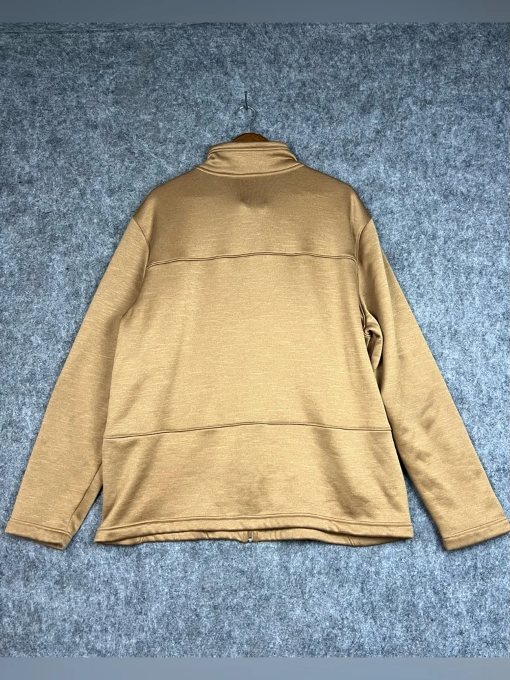 The North Face Tan Fleece Jacket with Logo Tag Men’s Size 2XL